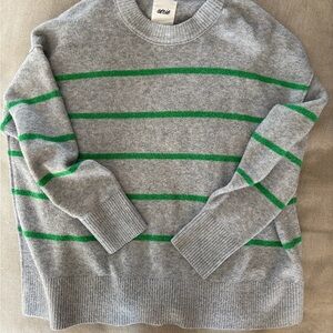 Aerie Striped Crewneck Sweater size L